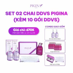 Set 2 Chai Ddvs (kèm 10 Gói Ddvs Pigina 5ml)